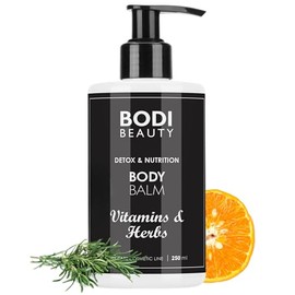Bodi Beauty Body Balm Detox Body Balm 250 ml with Vitamin C, Sage & Green Tea - Moisturiser for All Skin Types, Antioxidant and Firming Balm | Body Lotion | Body Lotion