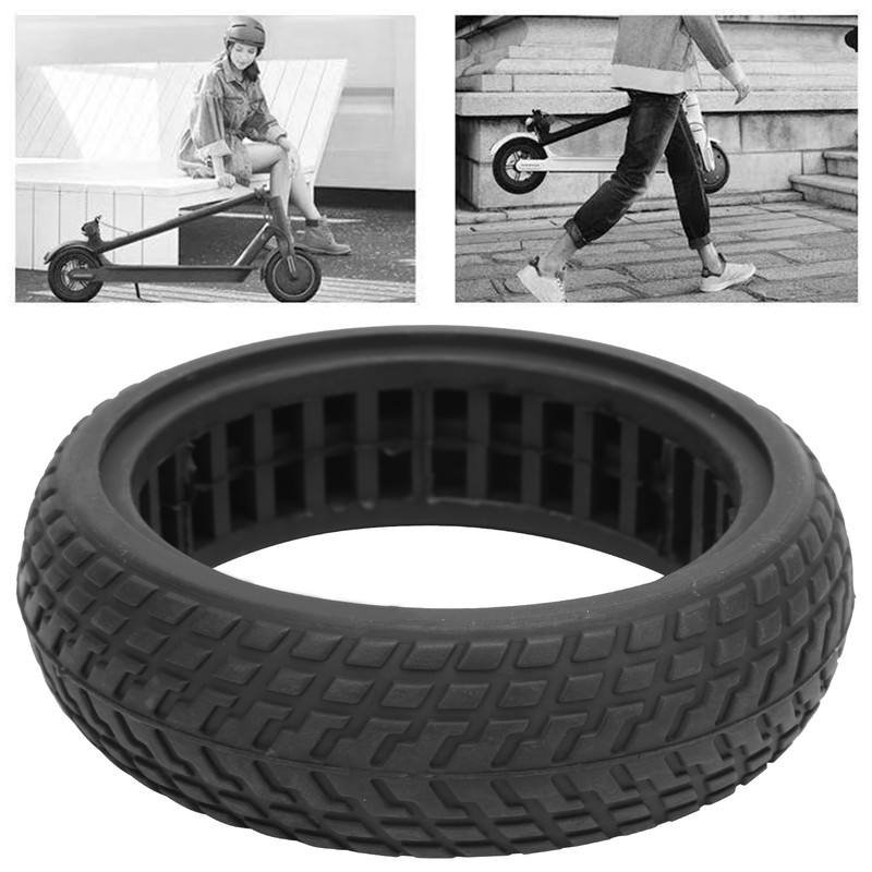 ExplosionProof Solid Tyre Rubber Tire Hollow Out Damping for 6.5inch
