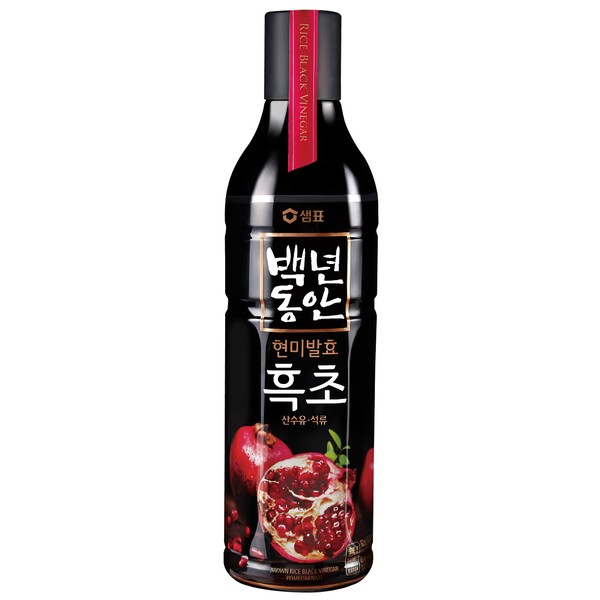 SEMPIO RICE BLACK VINEGAR DRINK - Healthy Fruity Fermented Vinegar Concentrate Beverage Mix, Salad Dressing Alternative, Healthy and Well Balanced Nutrition (Pomegranate, 30.43 Fl. Oz)