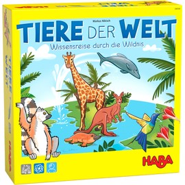 HABA 306560 Animals of the World, Tile Game from 6 Years, Made in Germany