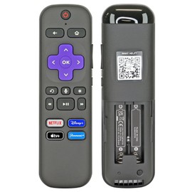 OEM Replacement RC-FA1 Universal Streaming Player Remote Control for Roku Streaming Stick, Streambar and TV with Voice - Original RCFA1 Stick Remote. Includes Voice and App Shortcut Keys. [RF]