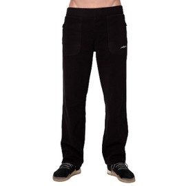 TRAILSIDE SUPPLY CO. Men's Polar Fleece Thermal Sweatpants with Zipper Pockets Black Size Large