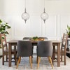 TLOLGT Modern Chrome Pendant Light Fixtures 8.3" Pendant Lighting for