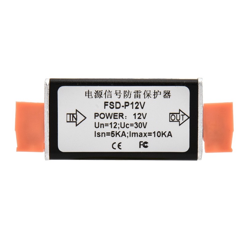 Single Channel Power Surge Protector Thunder Lighting Arrester Protection Device