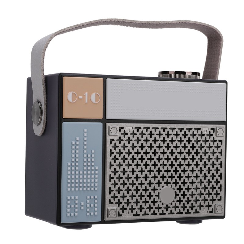 Bluetooth Speaker 5W Stereo Sound Modern Cute Pixels Style Portable