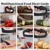 2pcs Onion Slicer, Onion Holder For丨Vegetable Slicer Holder, with 16