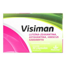 Visiman, Suplemento Alimenticio, 30 Capsulas De 0.642 G C/u
