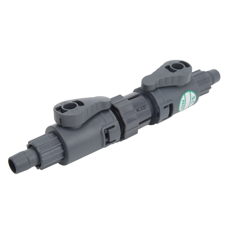 Aquarium Water Control Connector Double Valve Leakage Proof Quick Release