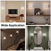 Aoceley Indoor Modern Led Aluminum Wall Sconces,18W 5CCT 3000K-6000K Dimmable