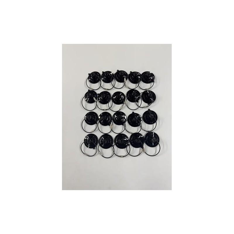 ZenEclipse Blackout Window Cover Black Replacement Suction Cups-Set of 20