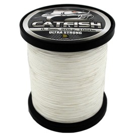 Stork Catfish, 8-Stranded Braided Fishing Line 1000m (White, 145 kg / 0,70mm)