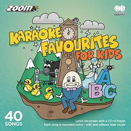 40 Karaoke Favourites For Kids (With And Without Lead Vocals) - Double CD+G Set From Zoom Karaoke