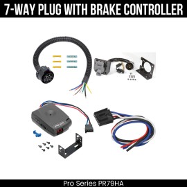 Pro Series 7-Way Trailer Wiring Kit + Brake Control For 1994 Dodge Ram 2500 3500