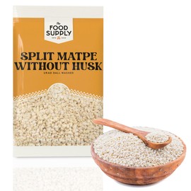 Premium Split Matpe without Husk (Urad Dal Desi Washed) - 100% Natural & Pure - Perfect for Traditional Indian Cooking (500g)