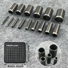 YKSPLUSK Leather Circle Cutter Tool Set, 21 Pieces Circle Punch