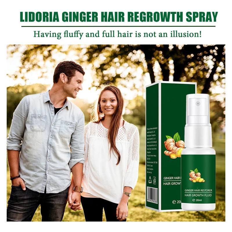 Suero De Crecimiento Del Cabello De Jengibre, Espray Nutriti