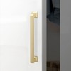 POVEFONK 10 Pack 5 inch(128mm) Brushed Brass Kitchen Cabinet Handles
