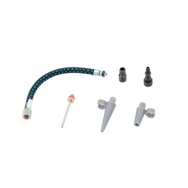ZEFAL Inflator Kit+ Multi-Sport Inflation Accessories, 5 Adapters + Flexi Hose