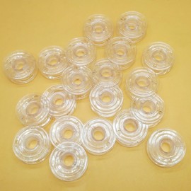 HONEYSEW 20pcs Bobbins Works for Babylock Bernina Brother Riccar #136492-001 SA155 136492101