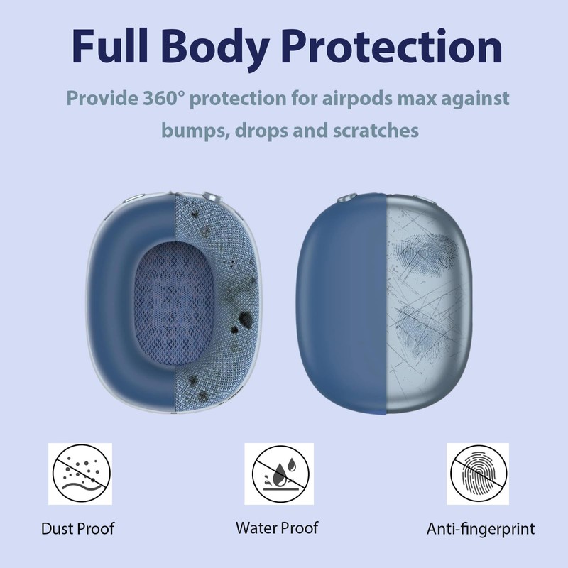 Case for Airpods Max Headphones, Travel Portable Headphone Hard Case