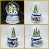 Snow Globe Christmas Music Box | Two Deer Christmas Tree
