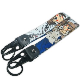 Rilo Kaoer 1Pack Anime Keychian,Japanese Culture Motorcycle & Auto Key Tags Jet Tag for Car Scooter Keys (AK-3-2-O)