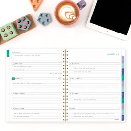 AT-A-GLANCE 2026 Planner, Weekly & Monthly, 8.5" x 11", Large, BADGE, Floral (1753F-905-26)