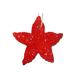 ChicWick Car Candle Leather Fiery Starfish Shape Car Freshener Fragrance
