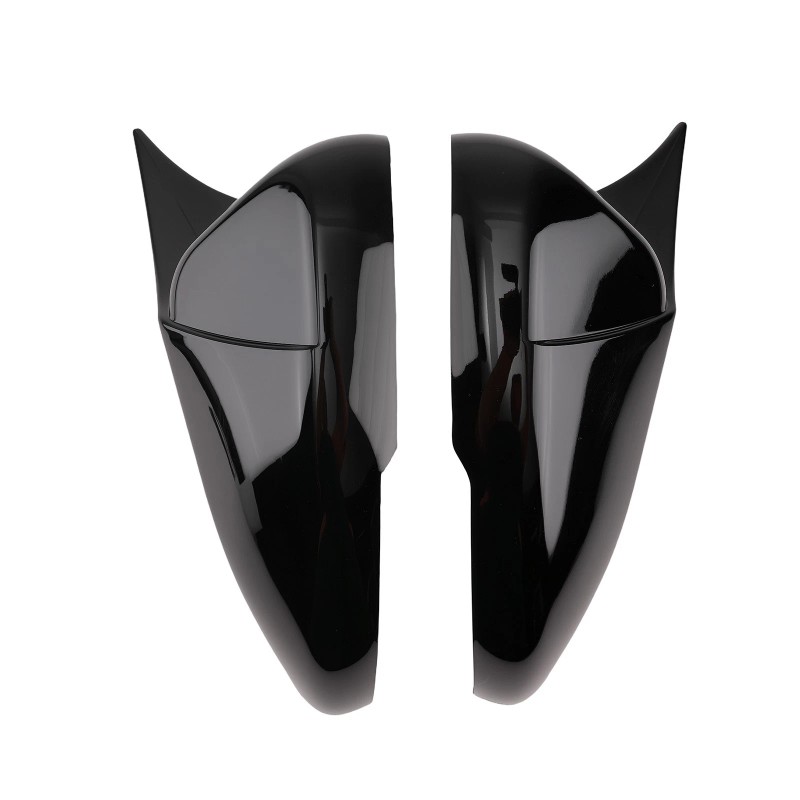 maXpeedingrods Gloss Black Side Mirror Cover Caps Set for Honda