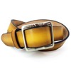 RAITO LEATHER Tochigi Leather Belt, Genuine Cowhide Leather, Made in