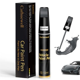Grey Touch Up Paint for Cars, Car Scratch Repair Pen, Car Paint Touch Up Pen Auto Scratches Remover Easy to Use and Quick Fix(Layered Slate)