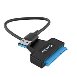 WAVLINK SATA USB3.0 Converter Adapter 2.5" HDD SSD HDD Hard Drive Connector 5Gbps SATA III UASP, TRIM and S.M.A.R.T Auto Pickpocket