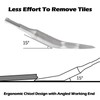 Vearter SDS Plus Chisel Bit, 3 Inches 15° Cranked Angled
