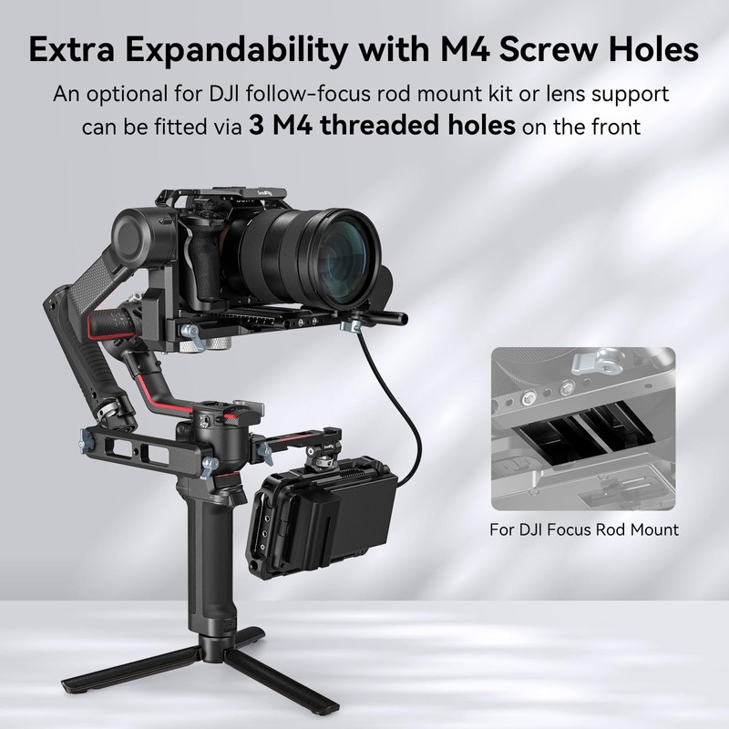 SmallRig Quick Release Plate for Manfrotto Style for DJI RS