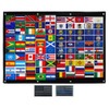 46.85"(W) x 45"(H) inch Tactical Patch Board Display,Emblem Patch Hanging