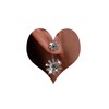 Atentuyi Boho CZ Flower Earrings Gold Flower CZ Stud Earrings