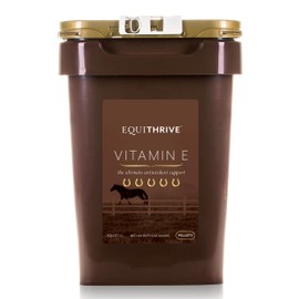 Equithrive Vitamin E Pellets for Horses with Omega 3, Antioxidant Support, Equine Products and Supplies, 10 lbs