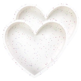 AOTASO AOTASO Silicone Heart Shaped Cake Pans 10 Inch Large Heart Cake Pan Nonstick Silicone Heart Molds for Baking (2 Pcs Set, Cream)