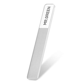 MR.GREEN Brillo de uas de cristal, limas de uas de nano cristal y pulidores de uas, kit profesional de herramientas de manicura de cristal para uas...