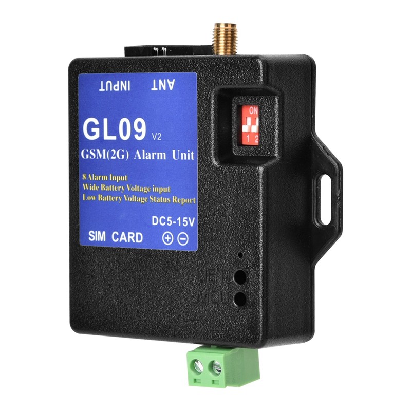 GL09 8 Channel Battery Operated App Control GSM Alarm Systems