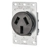 Leviton 50 Amp, 125/250V, NEMA 10-50R, 3P, 3W, Flush Mounting