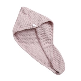 FOMIYES 1pc Waffle Hair Towel Ultra Absorbent Drying Towel for Fast Hair Drying for Home Hotel Travel Soft and Material Color Design