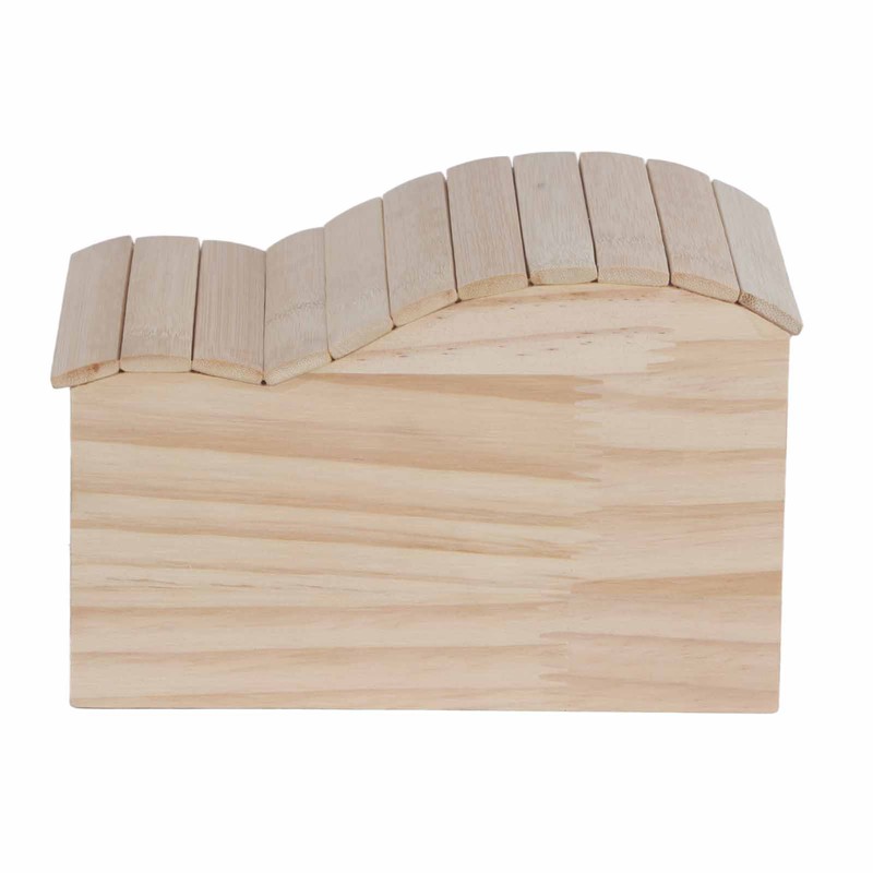 Wooden Hamster House Bite Resistant Large Space Bottomless Small Pet