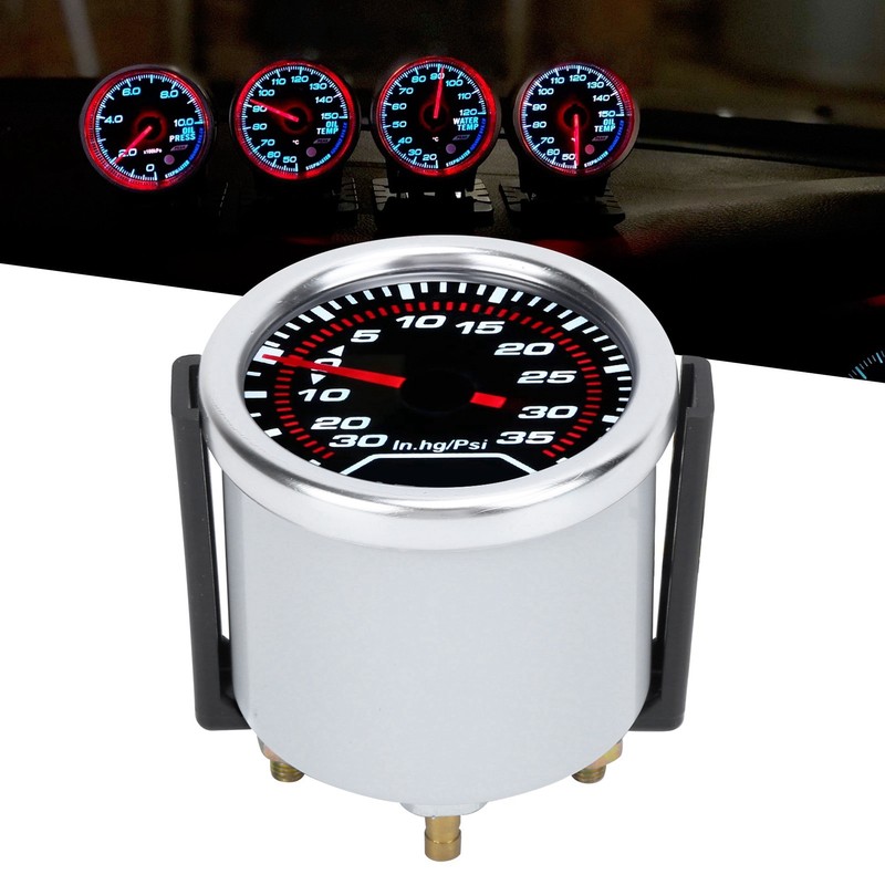 2in Turbo Boost Gauge -30-35PSI Red Pointer High Accuracy Meter