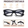 Hubeye 3 Pack Oprah Style Reading Glasses for Women Men