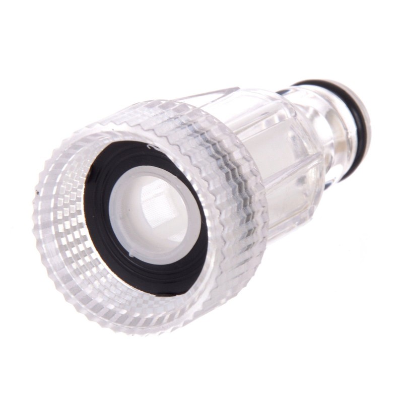 Clear Plastic Pressure Washer Inlet Filter 3/4" Garden Hose Hozelock