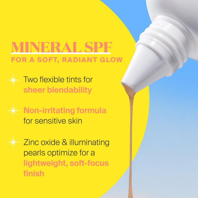 Supergoop! Glowscreen Soft-Radiance Drops Mineral SPF 40 - Golden Hour
