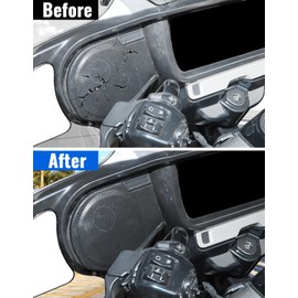 Fairing Speaker Grills for Street Glide 2025 2024, 6.5" Front Fairing Speaker Grilles Mesh Covers for Harley Street Glide CVO FLHXSE 2023-later FLHX 2024-later Ultra FLHXU 2025-later Accessories