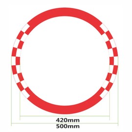 HUIOP Flying Racing Gate Door 3pcs 500mm for RC FPV Racing Freestyle Drone Practice Game Competition,Racing drone Racing Gate Door