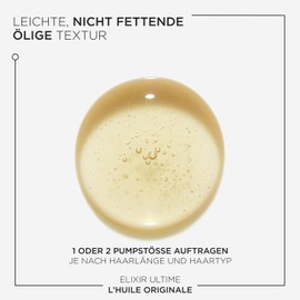 Kérastase Hair Oil for Dry Hair, Nourishing and Nourishing for More Shine, Heat Protection and Anti-Frizz, Huile Originale Elixir Ultime